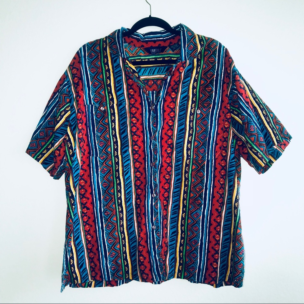 Forelli Classics Mens button down ~funky/vintage